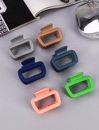 Крабик для волос «Матовый», прямой мини, 6.5 см, МИКС - фото 61052725