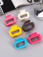 Крабик для волос «Матовый», прямой мини, 6.5 см, МИКС 10309338