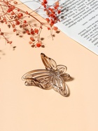 Крабик для волос «Глянец», бабочка полоски, 7 см, МИКС (комплект 12 шт) - фото 52075370