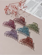 Крабик для волос «Бетуль», трапеция, 9 см, МИКС - Фото 2