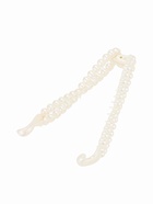 Банан для волос «Венди», бусинки, 10 см, белый - Фото 3