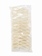 Банан для волос «Венди», бусинки, 10 см, белый - Фото 4