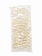 Банан для волос «Венди», бусинки, 10 см, белый 10309356