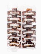 Краб для волос "Леопардовый" прямой, 8,5 см, коричневый (12 шт) - фото 809279092