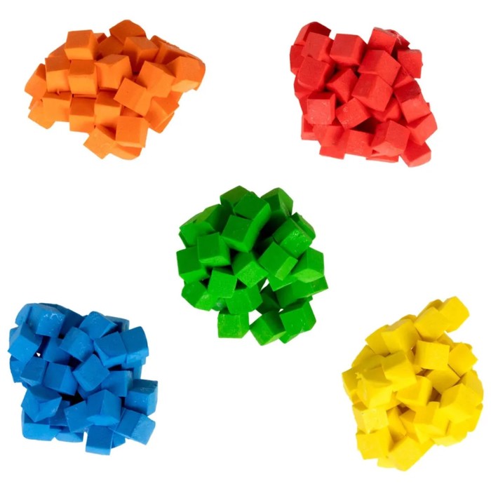 Конструктор — пластилин Gummy Blocks, 5 цветов