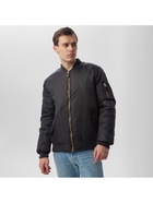 Бомбер мужской на молнии MIST, размер 48, черный - Фото 5