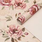 Бумага упаковочная, крафт «Бутон», 70×100 см, 1 лист - Фото 1