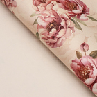 Бумага упаковочная, крафт «Бутон», 70×100 см, 1 лист - Фото 3