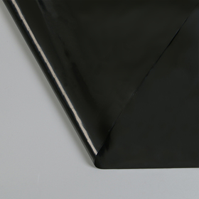 Плёнка полиэтиленовая для пруда, толщина 350 мкм, 3 × 5 м, рукав (1,5 м × 2), чёрная