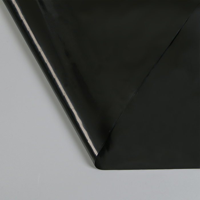 Плёнка полиэтиленовая для пруда, толщина 350 мкм, 3 × 5 м, рукав (1,5 м × 2), чёрная - фото 1906683597