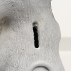 Копилка "Крыса с сыром" серая, 24х16х14см - фото 24430326