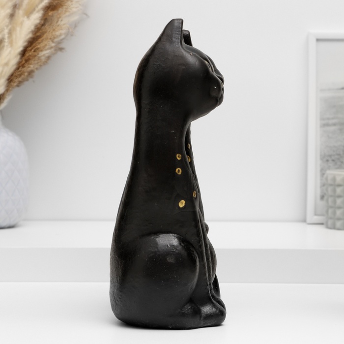 Фигура "Кошки - парочка" черная, 25х20х10см