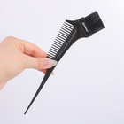 Кисть для окрашивания волос, двусторонняя, 21,5 × 6 см, цвет чёрный - Фото 4
