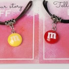 УЦЕНКА Браслеты парные «Неразлучники» две буквы, цветные, d=5,5 см - Фото 3