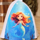 Шапка для бани с детским принтом "Русалка" (комплект 2 шт) - фото 23962194