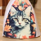 Шапка для бани с детским принтом "Барсик" - фото 23962206