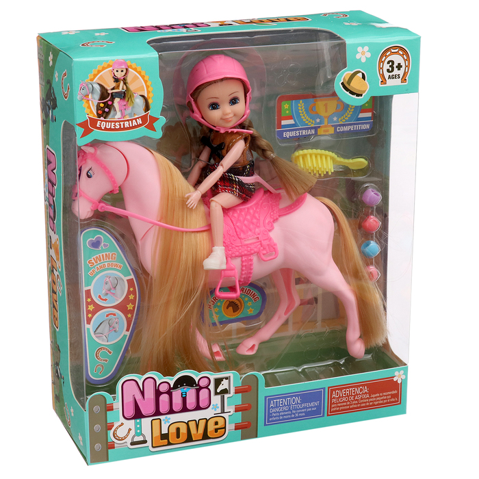Кукла-малышка «Арина» с лошадкой и аксессуарами - фото 1909596958