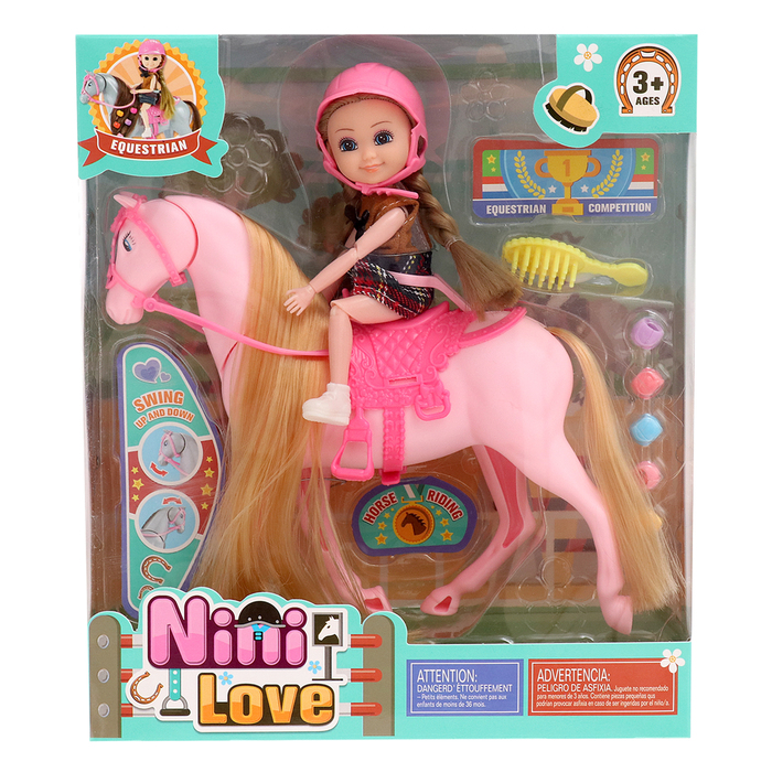 Кукла-малышка «Арина» с лошадкой и аксессуарами - фото 1909596959