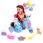 Кукла-малышка «Арина» с мотоциклом и аксессуарами, МИКС - фото 4441923
