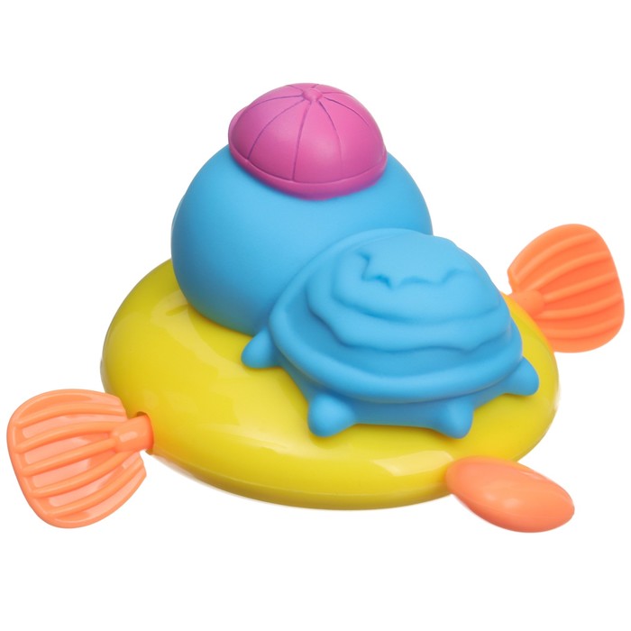 Заводная игрушка для ванны с брызгалкой «Черепашка», Крошка Я