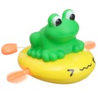 Заводная игрушка для ванны с брызгалкой «Лягушка», Крошка Я - фото 4442114