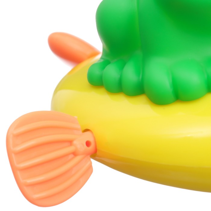 Заводная игрушка для ванны с брызгалкой «Лягушка», Крошка Я