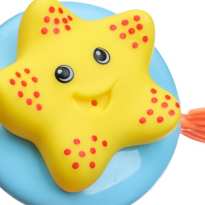 Заводная игрушка для ванны с брызгалкой Крошка Я «Звезда»