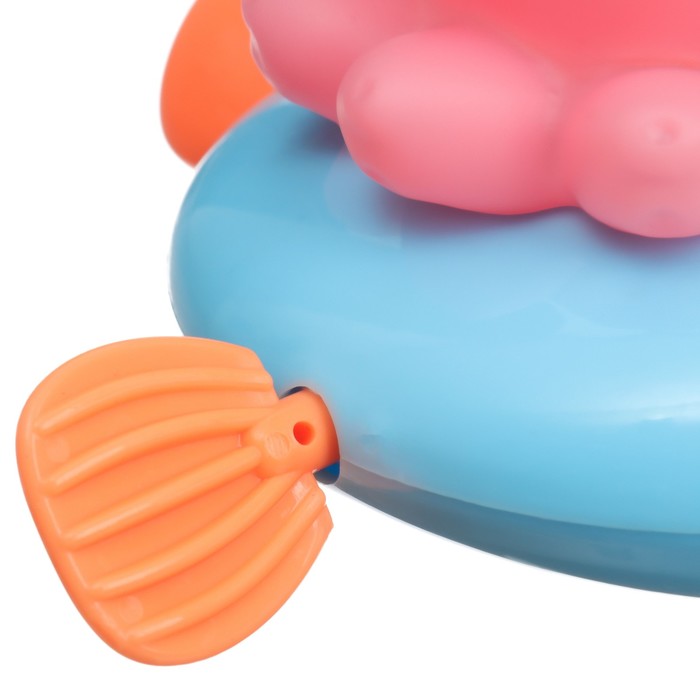 Заводная игрушка для ванны с брызгалкой «Осьминожка», Крошка Я