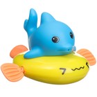 Заводная игрушка для ванны с брызгалкой «Дельфин», Крошка Я - Фото 1