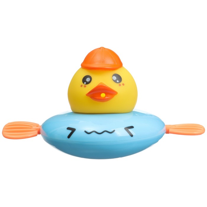 Заводная игрушка для ванны с брызгалкой «Утёнок», Крошка Я