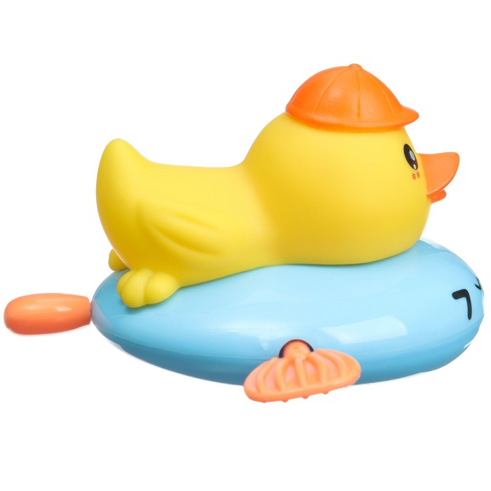 Заводная игрушка для ванны с брызгалкой «Утёнок», Крошка Я