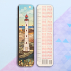 Закладка "Витражи" маяк, картон - фото 321473476