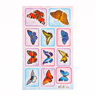 Наклейки "Яркие бабочки" глиттер, 16 х 9,5 см - фото 9014471