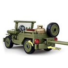 Конструктор «Армия. Джип с пушкой», 143 детали, в пакете - фото 24618959