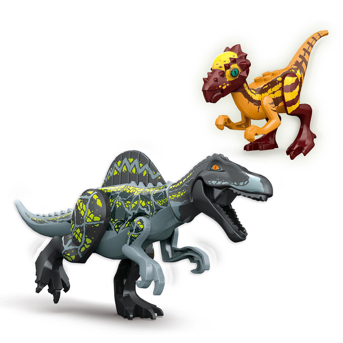 Конструктор «Диномир», спинозавр и пахицефалозавр, 14 деталей, в пакете - Фото 1