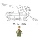 Конструктор «Модельки. Восьмиколесная гаубица», 159 деталей, в пакете - фото 24618961