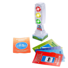 Светофор с карточками «Обучающий светофор», световые эффекты, в пакете - Фото 1