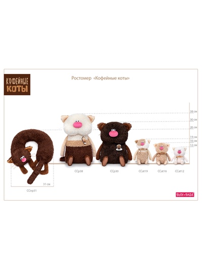 Мягкая игрушка «Кот Молоко», 12 см