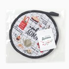 Прихватка Доляна "Правила дома" 17х17см, 35% хл, 65% п/э, ватин 250г/м2 - фото 24322295