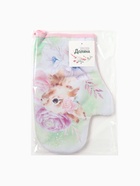 Варежка-прихватка Доляна "Зайчик" 20х28см,35% хл,65% п/э,ватин 250г/м2 - фото 809397413