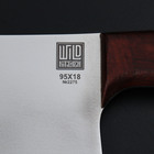 Нож - топорик большой Wild Kitchen, сталь 95×18, лезвие 19,5 см - Фото 5