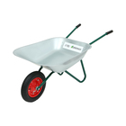 Тачка садовая, одноколёсная: груз/п 120 кг, объём 65 л, Greengo - Фото 8