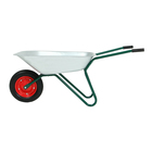 Тачка садовая, одноколёсная: груз/п 120 кг, объём 65 л, Greengo - Фото 9