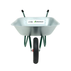 Тачка садовая, одноколёсная: груз/п 120 кг, объём 65 л, Greengo - Фото 10