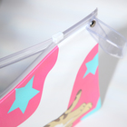 Косметичка с застёжкой зип-лок, цвет прозрачный/розовый - Фото 4
