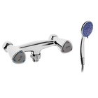 Смеситель для душа ZEIN Z3725, двухвентильный, лейка 3 режима, шланг 150 см, хром - Фото 5