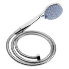 Смеситель для ванны ZEIN Z3726, двухвентильный, излив 30 см, лейка 3 режима, хром - Фото 8