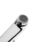 Смеситель для ванны ZEIN Z3727, двухвентильный, излив 10 см, лейка 3 режима, хром - Фото 6