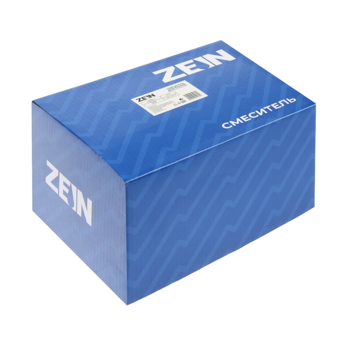 Смеситель для ванны ZEIN Z3727, двухвентильный, излив 10 см, лейка 3 режима, хром