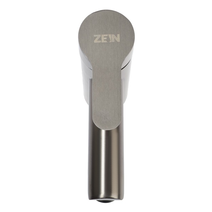 Смеситель для раковины ZEIN Z3759, однорычажный, высота излива 9 см, графит